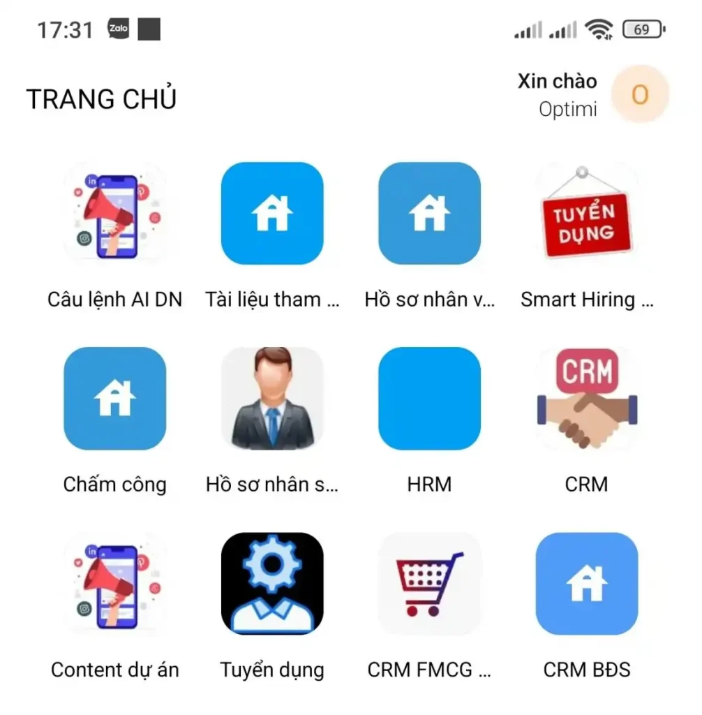Download ứng dụng Optimi apps