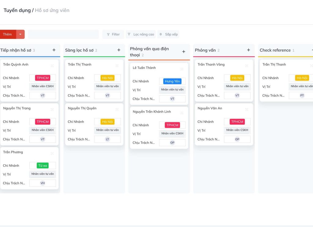 phần mềm quản lý tuyển dụng
phần mềm quản lý tuyển dụng nhân sự