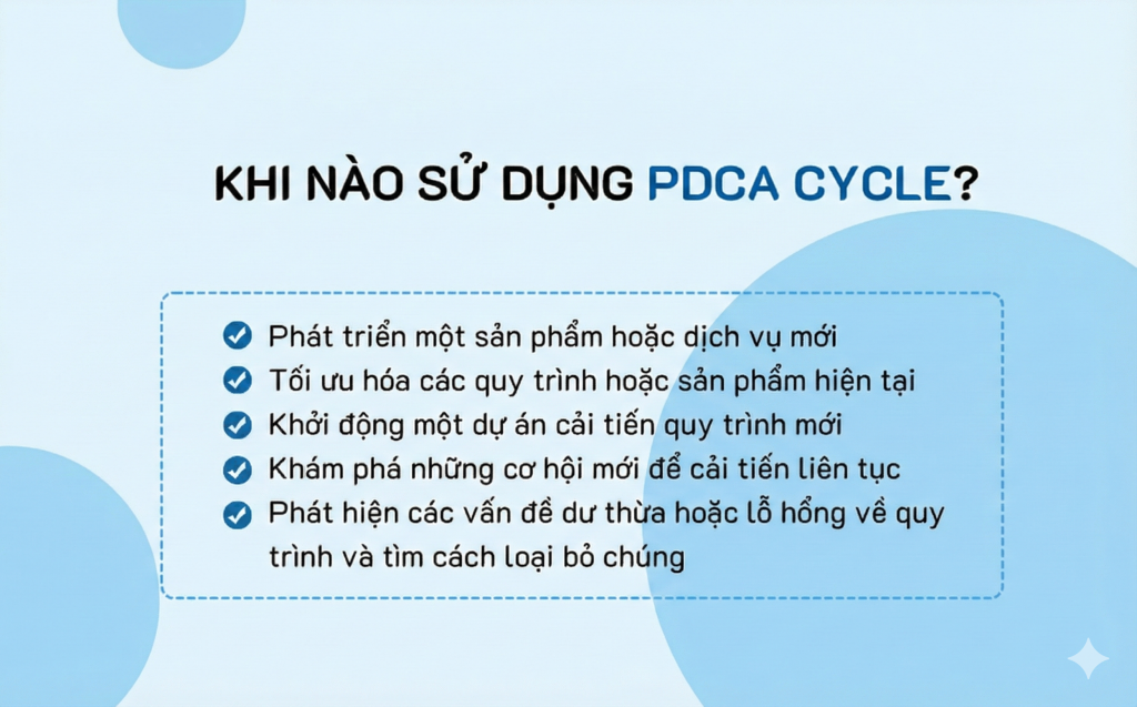PDCA là gì? Khi nào sử dụng PDCA là câu hỏi mà nhiều chuyên viên dự án, điều phối dự án trăn trở khi có ý định sắp xếp công việc