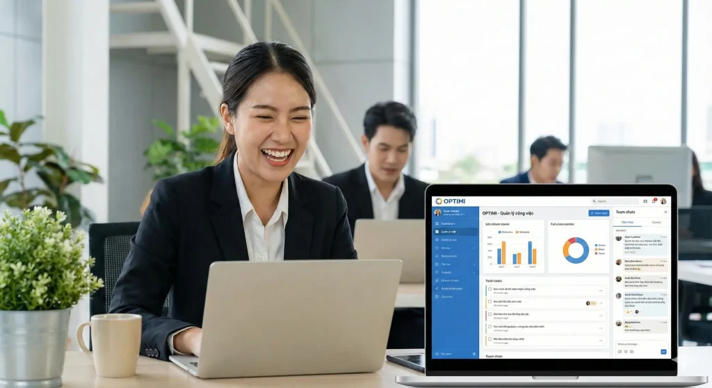 lập báo cáo với phần mềm quản lý công việc, tiến độ dự án được đảm bảo!