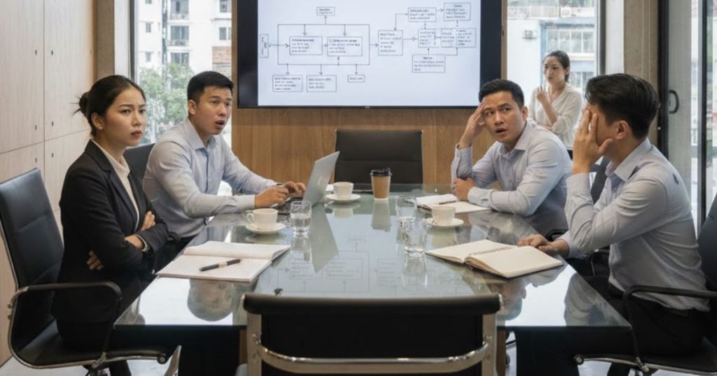 vì sao cứ có vấn đề lại họp